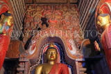 SRI LANKA, Pilimathalawa (nr Kandy), Lankatilaka Vihare, Image House, Buddha statues, SLK4124JPL
