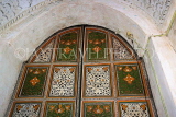 SRI LANKA, Pilimathalawa (nr Kandy), Lankatilaka Vihare, Image House, elaborate door, SLK4144JPL