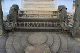SRI LANKA, Pilimathalawa (nr Kandy), Lankatilaka Vihare, Moonstone at Image House, SLK4117JPL