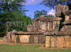 SRI LANKA, Polonnaruwa, Audience Hall of King Parakramabahu, bass-relief detail, SLK1534JPL