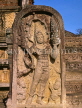 SRI LANKA, Polonnaruwa, Guardstone at Vatadage (Circular Relic House), SLK1573JPL