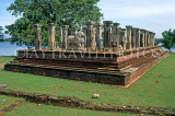 SRI LANKA, Polonnaruwa, ruins of King Nissanka Malla's Council Chamber, SLK2139JPL