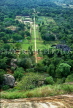 SRI LANKA, Sigiriya Rock Fortress, Palace Gardens, view from summit, SLK351JPL