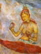 SRI LANKA, Sigiriya Rock Fortress, Sigiriya Maiden fresco (5th century AD), SLK2233JPL