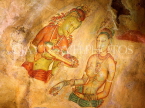 SRI LANKA, Sigiriya Rock Fortress, Sigiriya Maidens frescoe (5th century AD), SLK1543JPL