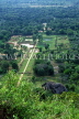 SRI LANKA, Sigiriya Rock Fortress, ancient Palace Gardens, view from the summit, SLK2191JPL