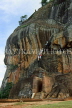 SRI LANKA, Sigiriya Rock Fortress, visitors climbing rock, by Lions Paw, SLK1790JPL