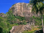SRI LANKA, Yapahuwa Rock Fortress, 13th century palace stairway, SLK296JPL
