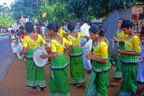SRI LANKA, rural scene, children in festival parade, SLK1661JPL