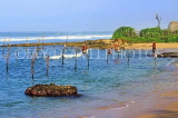 SRI LANKA, south coast, Ahangama area, Stilt Fishermen, SLK4766JPL