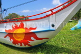 SRI LANKA, south coast, Weligama, fishing boat detail, SLK4687JPL