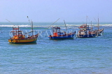 SRI LANKA, south coast, Weligama, fishing boats, SLK4794JPL
