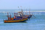 SRI LANKA, south coast, Weligama, fishing boats, SLK4799JPL