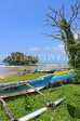 SRI LANKA, south coast, Weligama, fishing boats and Taprobane Island, SLK4668JPL