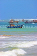 SRI LANKA, south coast, Weligama, fishing boats and coastal view, SLK4814JPL