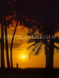 SRI LANKA, west coast, sunset and coconut trees, SLK1594JPL