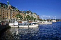 SWEDEN, Stockholm, Norrmalm Island, Nybroplan, pleasure boats, SWE176JPL