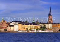 SWEDEN, Stockholm, Old Town (Gamla Stan), skyline, SWE109JPL