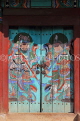 South Korea, SEOUL, Bongeunsa Temple, Seonbuldang Hall, door paintings, SK842JPL