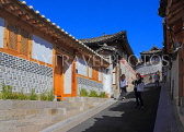South Korea, SEOUL, Bukchon Hanok Village, traditional houses, architecture, SK947JPL