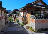 South Korea, SEOUL, Bukchon Hanok Village, traditional houses, architecture, SK949JPL