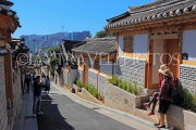 South Korea, SEOUL, Bukchon Hanok Village, traditional houses, architecture, SK963JPL