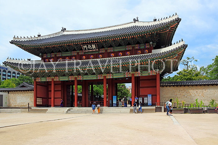 South Korea, SEOUL, Changdeokgung Palace, Donhwamun (Main Gate), SK209JPL