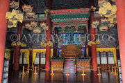 South Korea, SEOUL, Changdeokgung Palace, Injeongjeon (Throne Hall), Royal Throne, SK181JPL