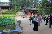 South Korea, SEOUL, Changdeokgung Palace, Secret Garden, tour group and guide, SK162JPL