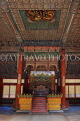 South Korea, SEOUL, Deoksugung Palace, Junghwajeon Hall, king's throne, SK807JPL