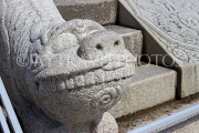 South Korea, SEOUL, Deoksugung Palace, Junghwajeon Hall, stone carvings on steps, SK802JPL