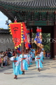 South Korea, SEOUL, Deoksugung Palace, Royal Guard Changing Ceremony, SK584JPL