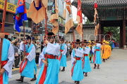 South Korea, SEOUL, Deoksugung Palace, Royal Guard Changing Ceremony, SK752JPL