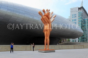South Korea, SEOUL, Dongdaemun Design Plaza & Shadow of Shadow-Flower Blossom sculpture, SK514JPL