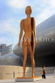 South Korea, SEOUL, Dongdaemun Design Plaza & Shadow of Shadow-The Road sculpture, SK511JPL
