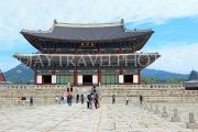 South Korea, SEOUL, Gyeongbokgung Palace, Geunjeongjeon Hall (Throne Hall), SK322JPL