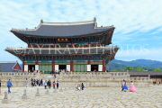 South Korea, SEOUL, Gyeongbokgung Palace, Geunjeongjeon Hall (Throne Hall), SK329JPL