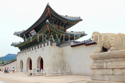 South Korea, SEOUL, Gyeongbokgung Palace, Gwanghwamun Gate (main entrance), SK378JPL