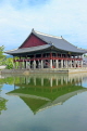South Korea, SEOUL, Gyeongbokgung Palace, Gyeonghoeru Pavilion, SK361JPL