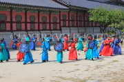 South Korea, SEOUL, Gyeongbokgung Palace, Sumungun (Gatekeeper) Military Training, SK443JPL