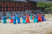 South Korea, SEOUL, Gyeongbokgung Palace, Sumungun (Gatekeeper) Military Training, SK44JPL