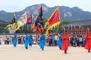 South Korea, SEOUL, Gyeongbokgung Palace, Sumunjang (Royal Guard) Changing Ceremony, SK383JPL