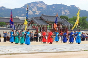 South Korea, SEOUL, Gyeongbokgung Palace, Sumunjang (Royal Guard) Changing Ceremony, SK392JPL