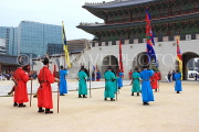 South Korea, SEOUL, Gyeongbokgung Palace, Sumunjang (Royal Guard) Changing Ceremony, SK396JPL