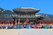 South Korea, SEOUL, Gyeongbokgung Palace, Sumunjang (Royal Guard) Changing Ceremony, SK471JPL