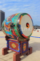 South Korea, SEOUL, Gyeongbokgung Palace, Sumunjang Changing Ceremony, large drum, SK412JPL