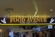 South Korea, SEOUL, Lotte World Mall, Food Avenue (food court) sign, SK1130JPL
