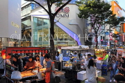 South Korea, SEOUL, Myeongdong, shopping streets, and street food stalls, SK1292JPL