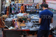 South Korea, SEOUL, Myeongdong, street food, food stalls, seafood and octopus, SK1326JPL