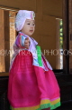 South Korea, SEOUL, Namsangol Hanok Village, child dressed in Hanbok attire, SK1220JPL